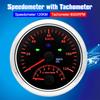 HD 200KM/H 120KM/H Universal 2 in 1 85mm Digital Car GPS Speedometer With Tachometer 0-8000RPM Tacho Sensor for Marine Boat Car Speedometers 1