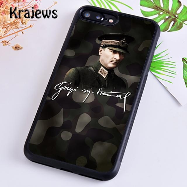 Mustafa Kemal Ataturk Phone Case Cover For iPhone 17 Air 16 15 14 plus 12 13 pro max coque Shell Fundas