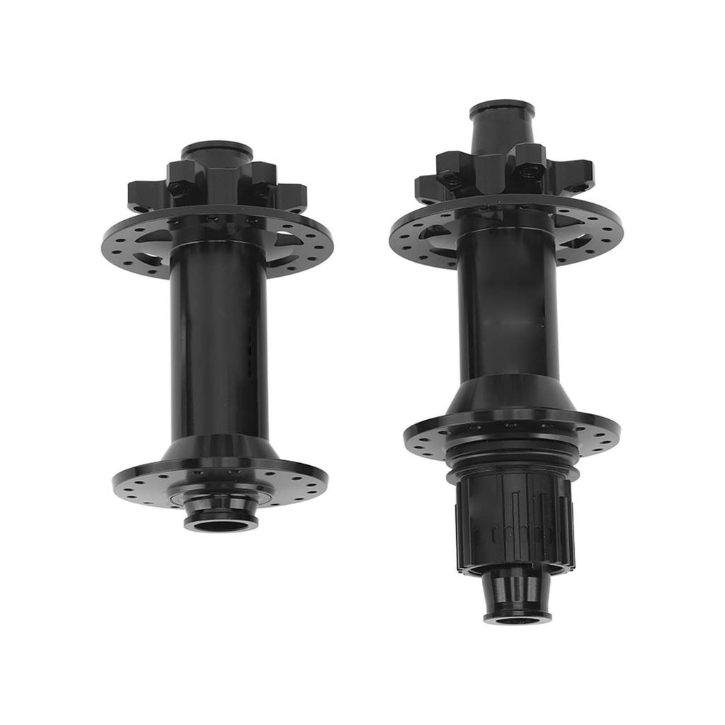 1 Pair Mountain Bike Hub 32 Holes Waterproof Sealed Anodizing Black Front Rear Aluminum Alloy for Bicycle