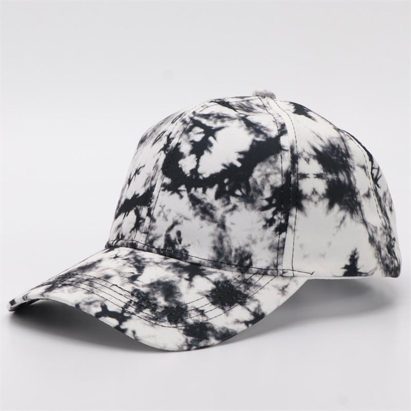 Digital Print Gradient Baseball Cap With Sun Protection For Casual Outdoor Wear