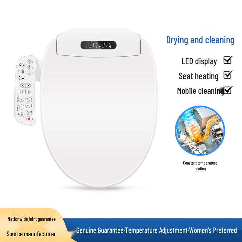 Waterproof Multi-Functional Smart Toilet Seat for Europe, America, Japan, Korea, Hotels & Homes