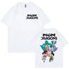 Limited Imagine Dragons Rock Band Cartoon Tshirt Loom World Tour 2025 Merch T Shirts Men Women High Quality Fashion Tshirts