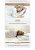 Butterfly-Shaped Memory Foam Neck Pillow: Ergonomic Zoned Support for Supine and Side Sleep Positions