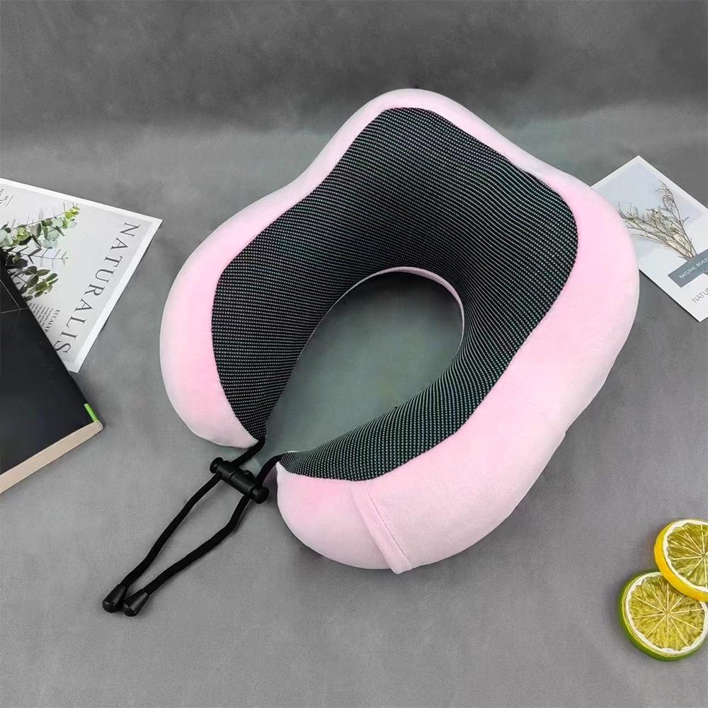 

1PC U-Shaped Pillow, Neck Support Pillow, Special Neck Pillow, Memory Foam, Airplane Travel Sleeping U-Shaped Pillow розовый
