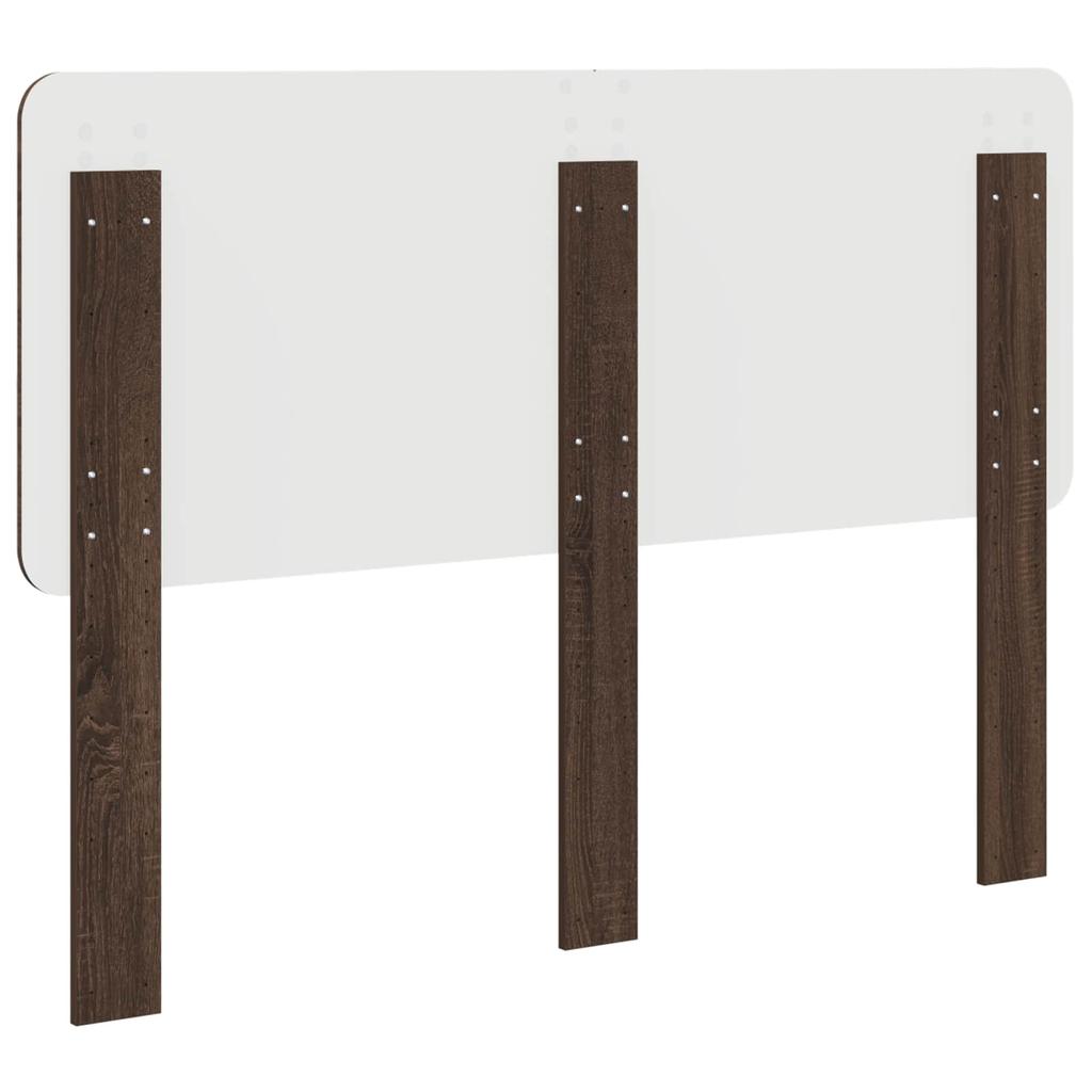 Headboard Brown Oak Effect Engineered Wood