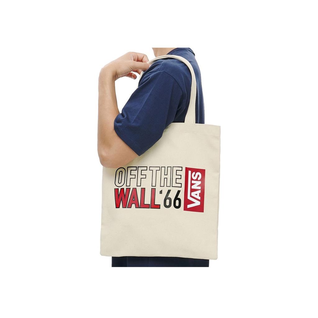 Vans Open Top Cotton Tote Bag Unisex Tote Bags Beige VN0A4UQ27VJ1