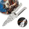Crimper Cable Cutter Adjustable Automatic Wire Stripper Multifunctional Stripping Crimping Pliers Terminal Hand Tool Electrician