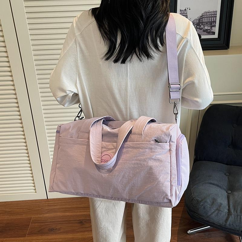 Lightweight Sports Fitness Bag Separation Shoes Bags Outdoor Short Trip Bag Large Capacity Commuter Shoulder Bag Dry Wet Separation
