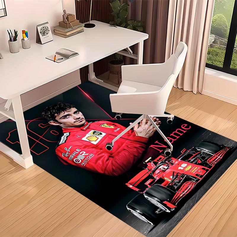 Custom personalization Charles Leclerc Print Area Rug - Soft, Washable Non-Slip Indoor Mat,Living Room,Home&Office Decorative Rug