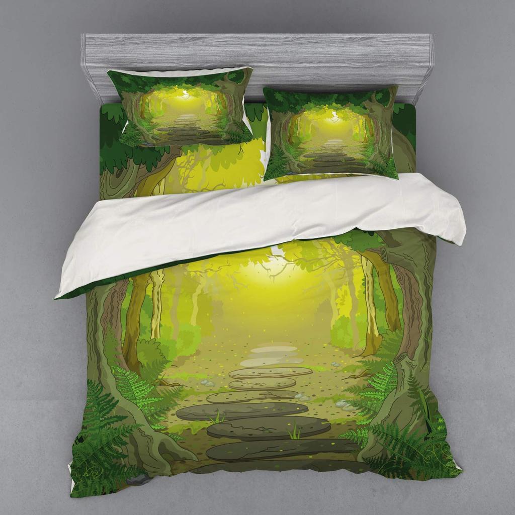 Pathway Duvet Cover Sets For Teens Adults Queen Quilt Covers Lightweight Down Bedroom Decor 2 Pillowcases 1 Duvet Cover No Quilt