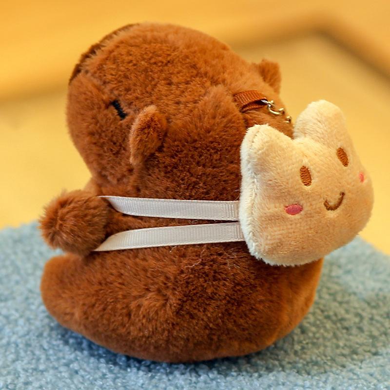 Capybara Keychain Bagpack Pendant Hanging Ornament Capibala Ornament Car Accessories Gift for Kids Guests Baby Shower Gifts