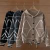 New Arrivals Open Run Women Hood String Cardigan Unique Pattern Viscose