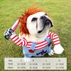 Halloween Pet Cat Dog Clothes Funny Puppy Suspender Jumpsuit Small Large Dog Cosplay Costume Pet Halloween Party Costume
