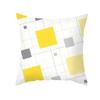 Geometric Yellow Gray Print Pillow Cover Pillowcase Living Room Bedroom Sofa Car Home Decor Pillowcase 45*45Cm