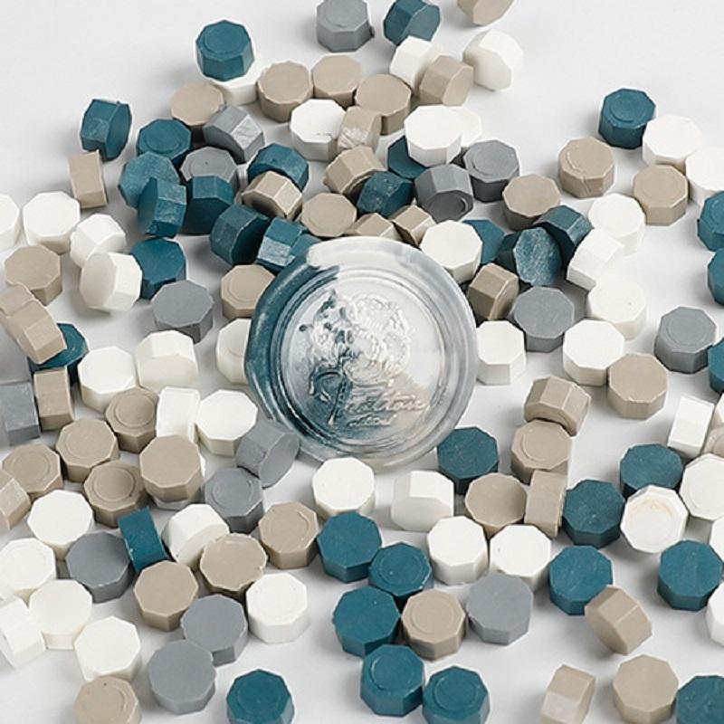 100 Pcs Wax Seal Beads Retro Vintage Wax Seal for Stamps Wax Print Beads Sealing Wedding Birthday Wax Lacquer for Seals HCL001