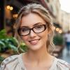 Fashion Korean Version Of The New Small Frame Square Flat Mirror Anti-Blue Light Literary Plain Glasses Frame Women Can Match Myopia Glasses