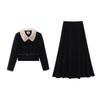 Elegant French Style Wool Blend Winter Outfit
