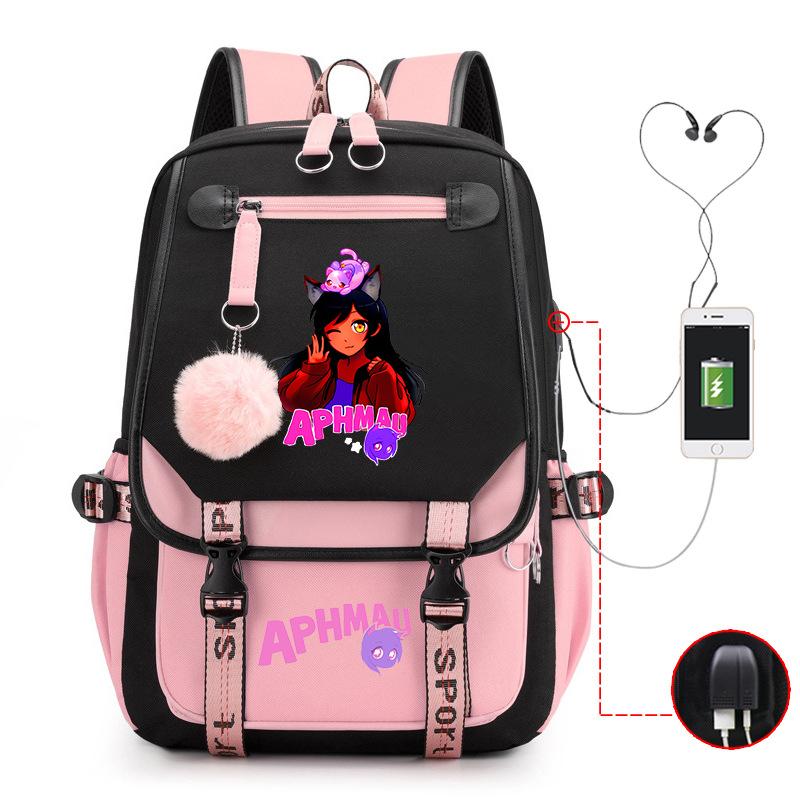 Harajuku Simple And Versatile Junior High School Student Schoolbag Female Lightweight Large-Capacity Junior High School Student Backpack