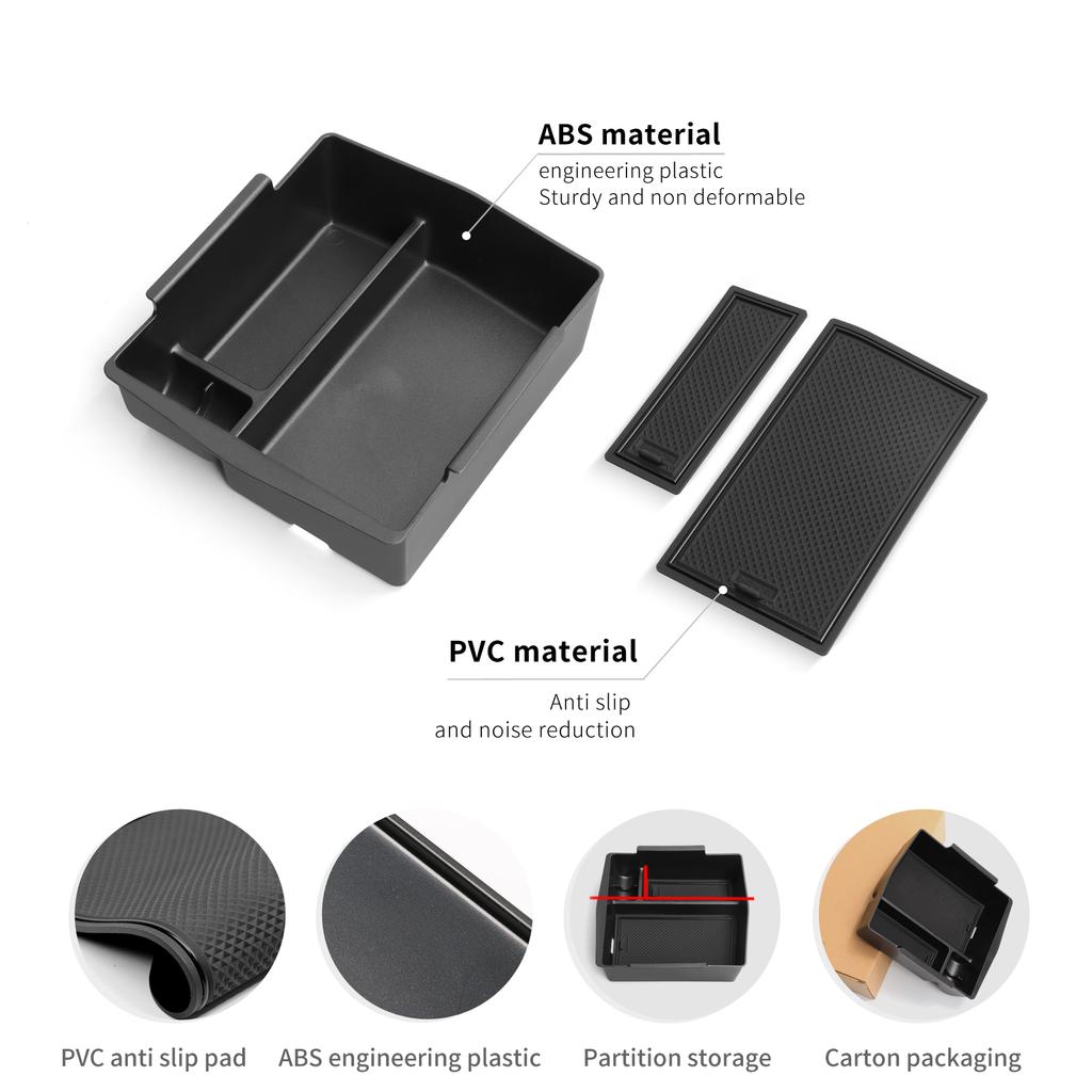 for Subaru Forester 2025 2025 Car Armrest Storage Box Organizer Case Car Interior Accessories Center Console Storage Tray