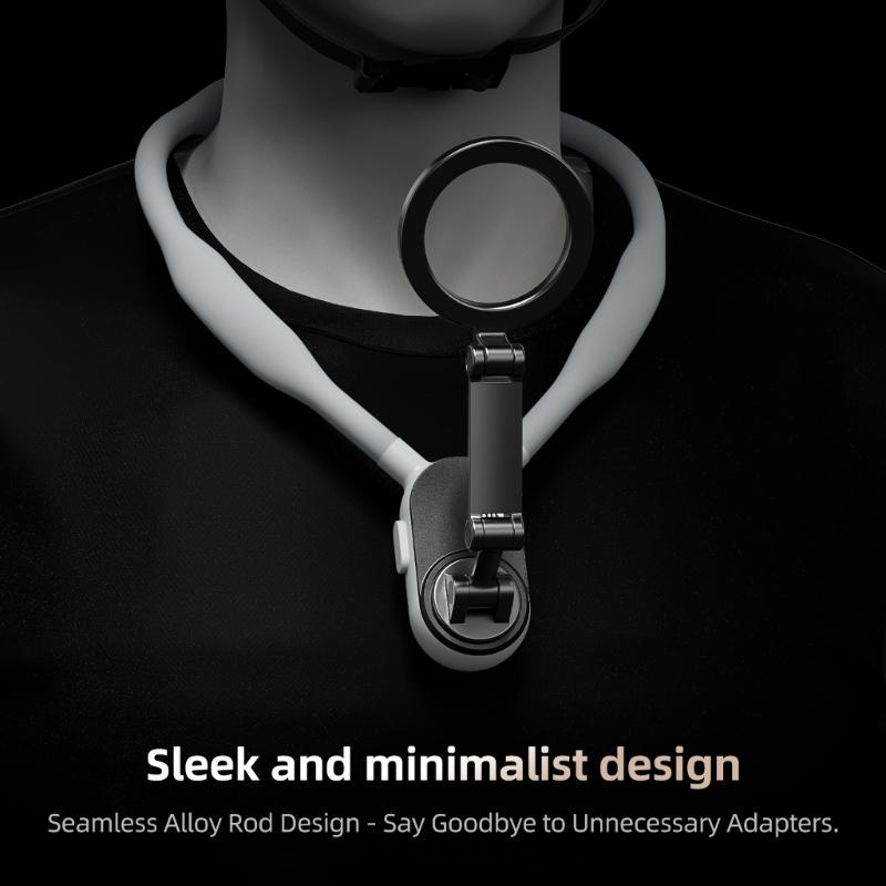Versatile Magnetic Neck Hanging Holder Bracket Lazy Phone Video Shoot Accessories Compatible for Action Camera Shooting