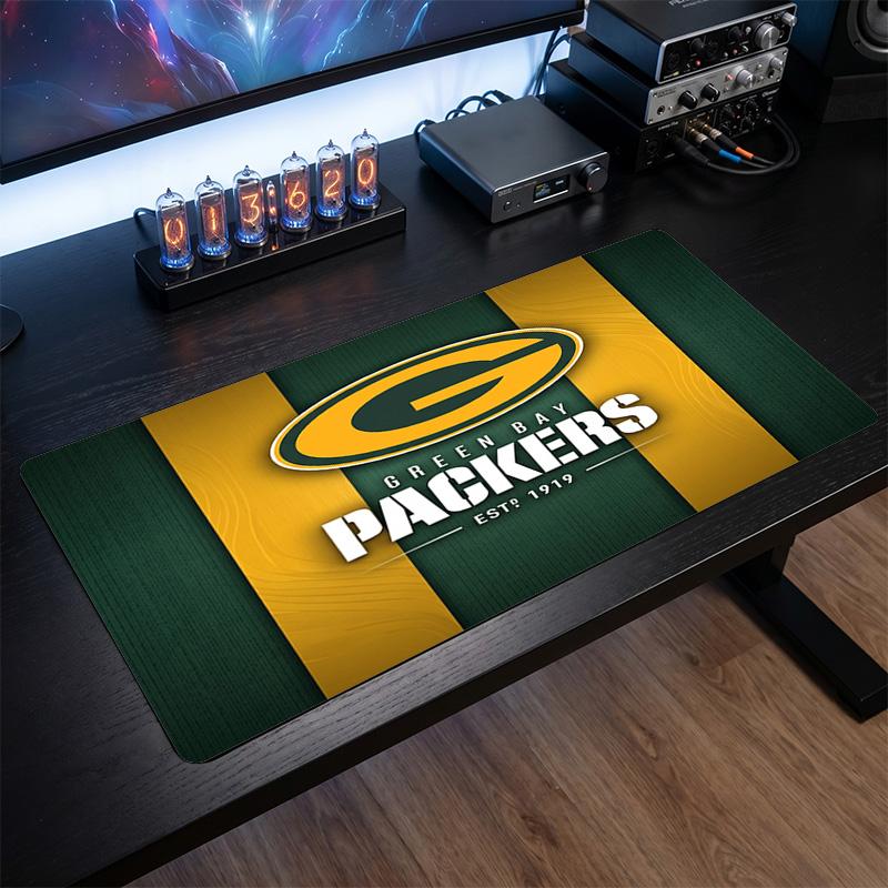 Tappetino per mouse con motivo Green Bay Packers Anti?Tappetino Antiscivolo in Gomma per Scrivania per Gaming Lavoro Decorazione Desktop