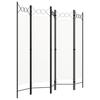5 Piece Room Divider White 200 X 180 Cm