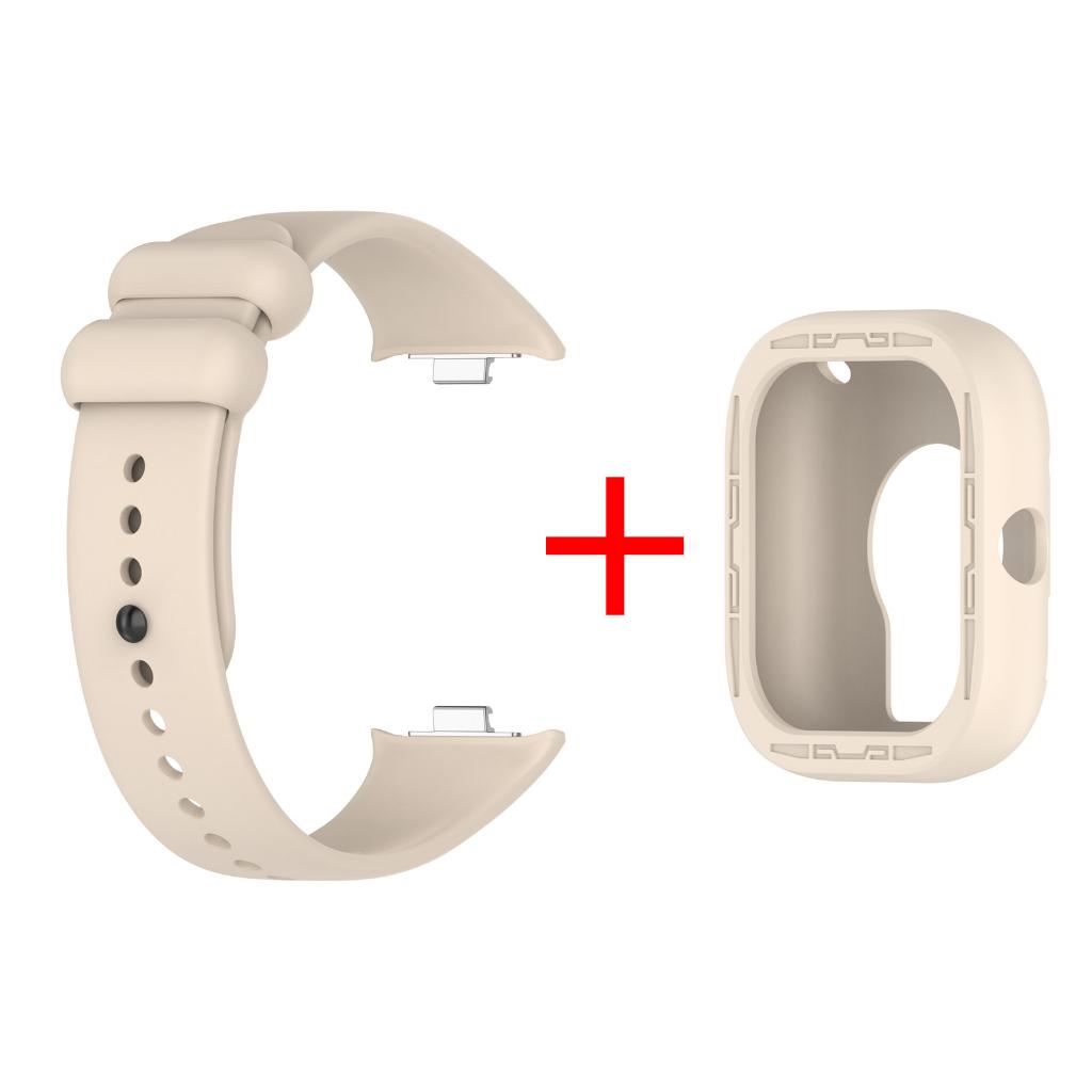 

Чохол-накладка для Xiaomi Redmi Watch 4 ремінця Гумовий смарт-годинник 4 Силіконовий ремінь Браслет Бампер Аксесуар Shell Redmi Watch 4