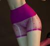 Polka Dot 5D Ultrathin Seamless Boxer Briefs & Stockings Set with Silky Shine Shorts & Panties