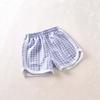 Children's Summer Shorts Thin Checkered Shorts Casual Pants Loose Shorts for Boys and Girls