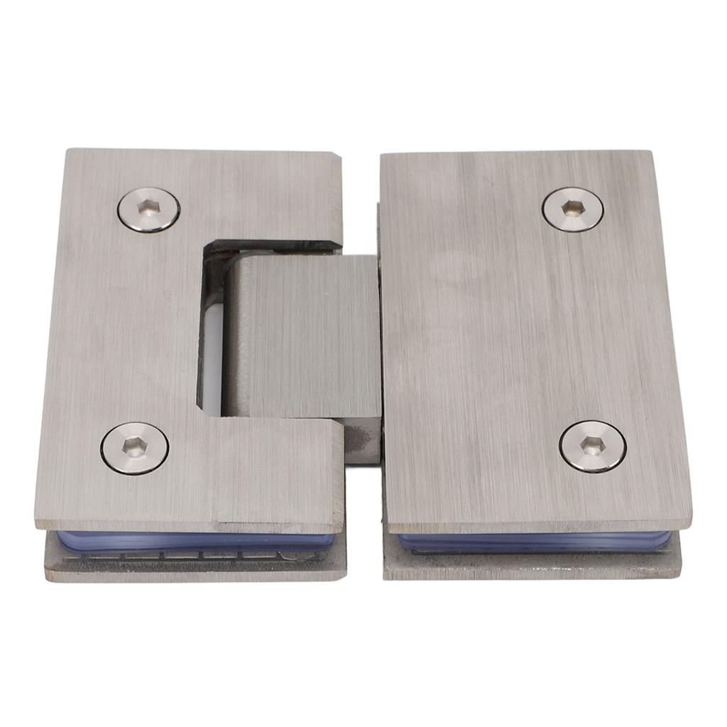Rahmenloses Glasduschtürscharnier 180 Grad 120 lb Tragfähigkeit Hochbelastbares Badezimmertürscharnier für 8 mm bis 12 mm Dicke