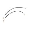 2pcs Black Color Cello Tail Rope Nylon Material Cello Accessory Cello Tailpiece  For 3/4 4/4 Cello