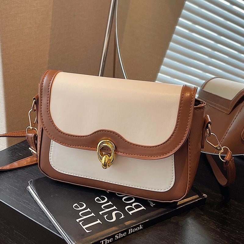 Women Vintage Fashion Small Square Crossbody Shoulder Bag For Daily Use