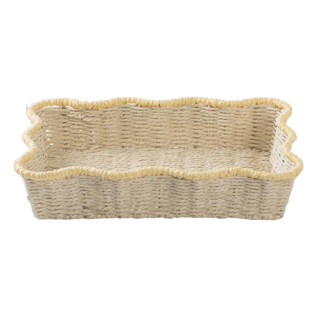 Flower Handcrafted Storage Basket Natural Fiber Construction Ideal For Plant Display Home Organization And Decoration