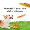 Custom Pizza Shapes Vocalize Grind Teeth Chew Interactive Plush Filled Dog Toys Squeaking Feeding Dog Toys