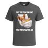 First they steal your heart graphic mens t shirt funny novelty party gift top