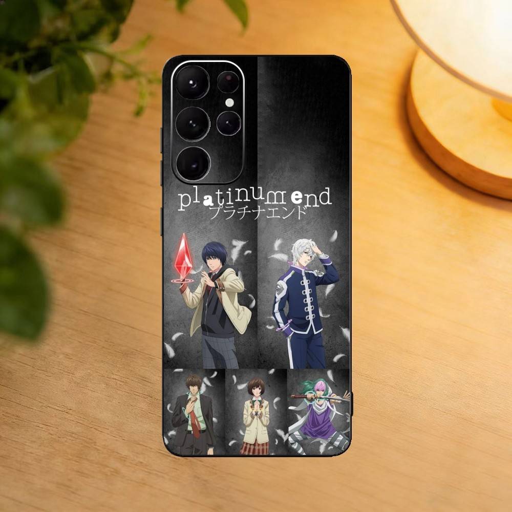 

Platinum End M-Mirai Phone Case For Samsung S25,S24,S21,S22,S23,S30,Ultra,S20,Plus,Fe,Lite Black Shell Samsung S23ULTRA5G