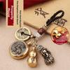 Vintage Style Twelve Zodiac Animal Keychains Animal Themed Universal Lucky Charm  Craft Decoration