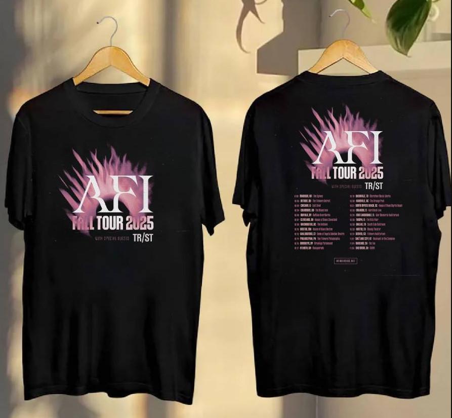 Afi Fall Tour 2025 Tshirt size S5XL Unisex T-Shirt XL