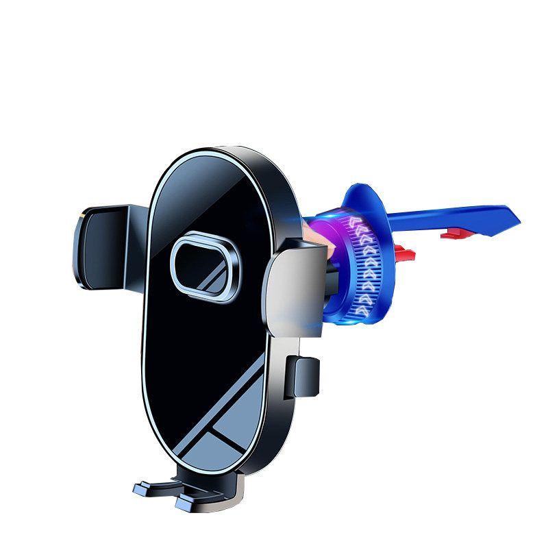 Car Phone Holder Snap-on Navigation Anti-Shake Bracket Car Interior Air Outlet 360 Degrees Rotate Phone Holder Spiral Hook Style