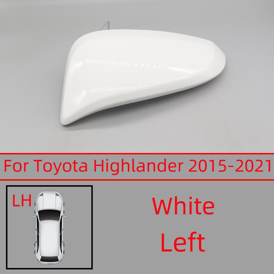 Car Rearview Mirror Cover Cap For Toyota Highlander 2015 2016 2017 2018 2019 2020 2025 Door Outside Wing Housing Shell Hood Lid