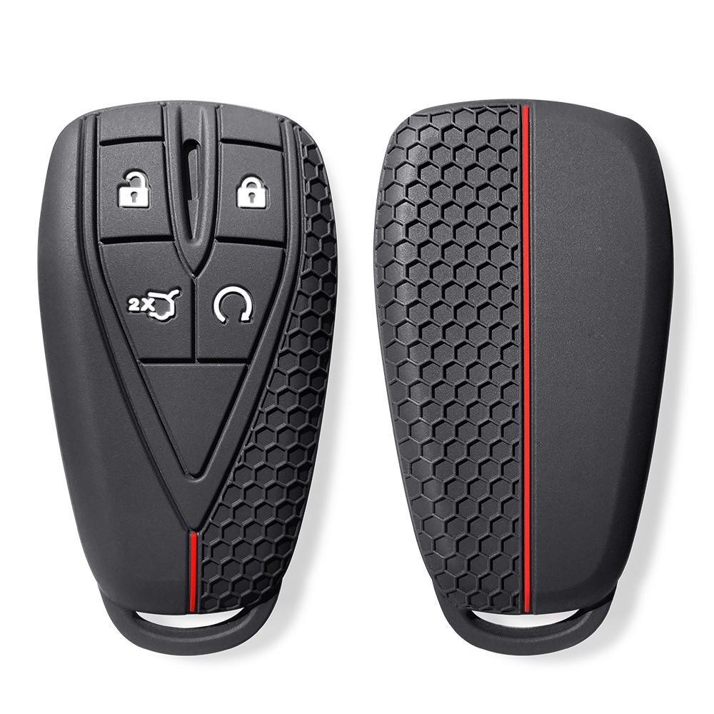 

Silica Gel Car Key Cover Case for Changan univ uniz CS35 PLUS CS55 PLUS CS75 PLUS X5 EADO Key Holder Case Keychain Accessories чёрный