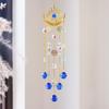 Boho Style Crystal Suncatcher, Hanging Sun Catcher for Windows, Healing Crystal Decor for Home, Crystals Prism Rainbow Maker for Indoor Outdoor