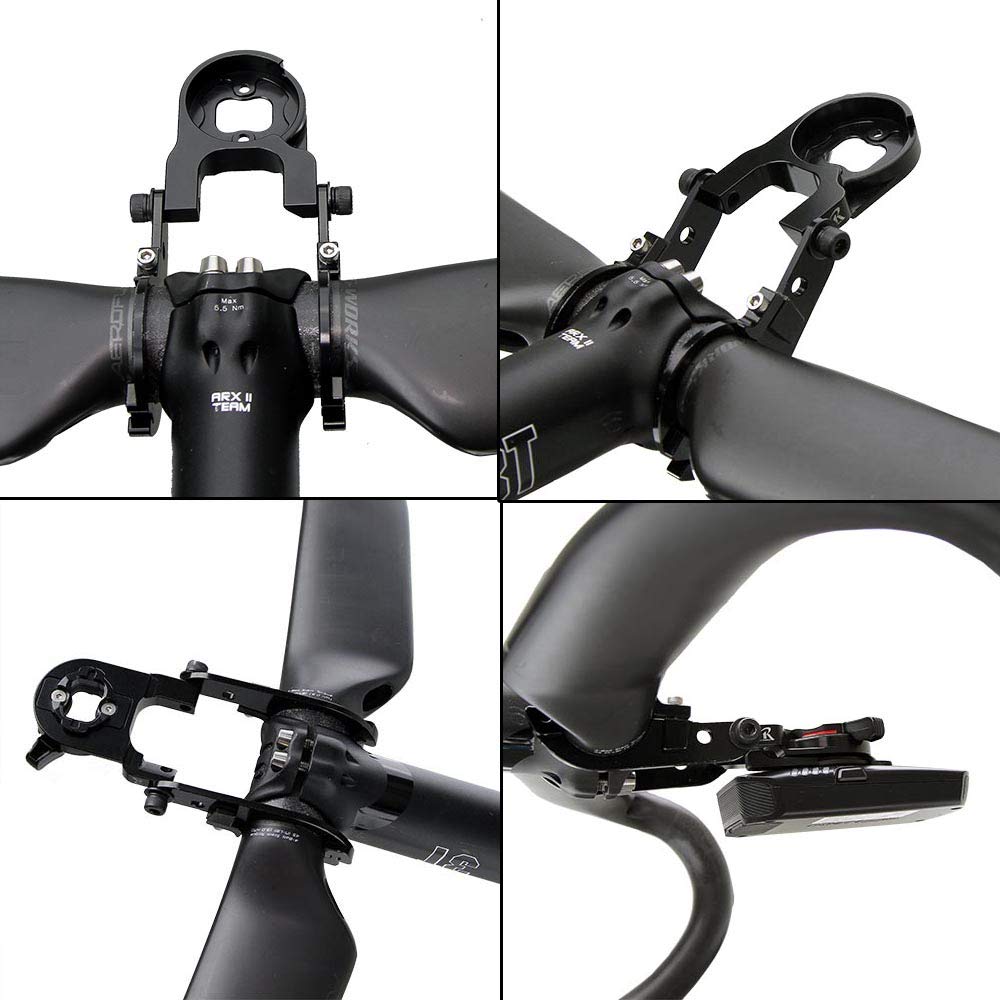RecMount Garmin Charge Power Pack Mount Narrow Compatible with Edge and Expansion Packs for Handlebar Clamp Diameter (Double-Handed Type) 1030/830/530