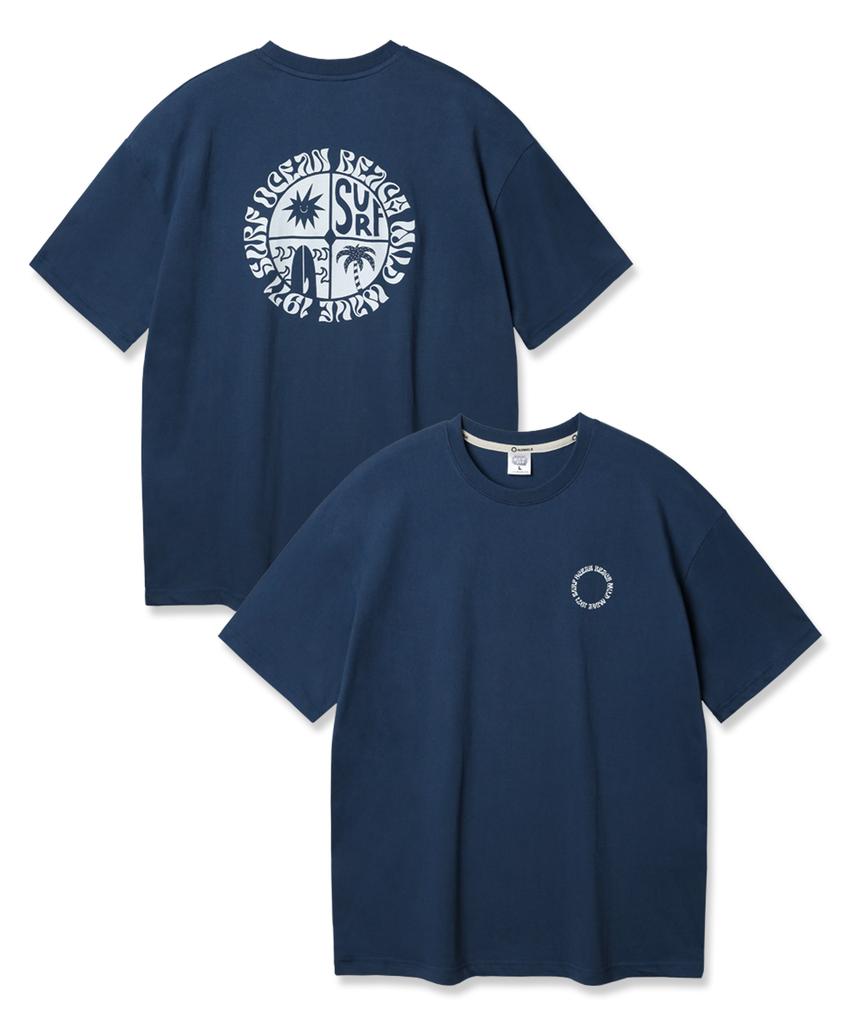 ALVINCLO 1971 Surf Oversized Short Sleeve Tee Ast4706 (3 Colors)