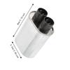 Stainless Steel High Voltage Capacitor Universal Step-up Capacitor for CH85 Home Appliance Repair