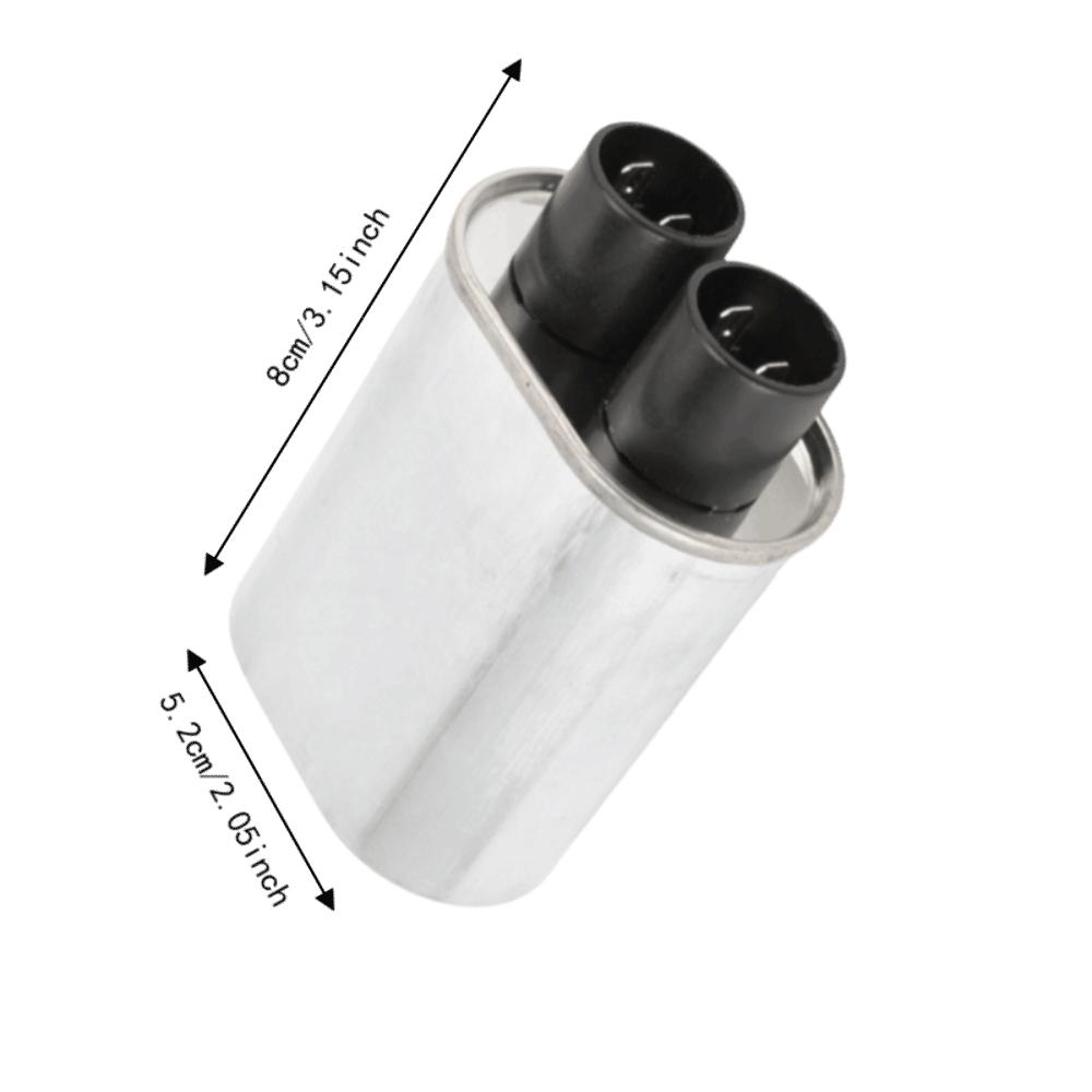 Stainless Steel High Voltage Capacitor Universal Step-up Capacitor for CH85 Home Appliance Repair