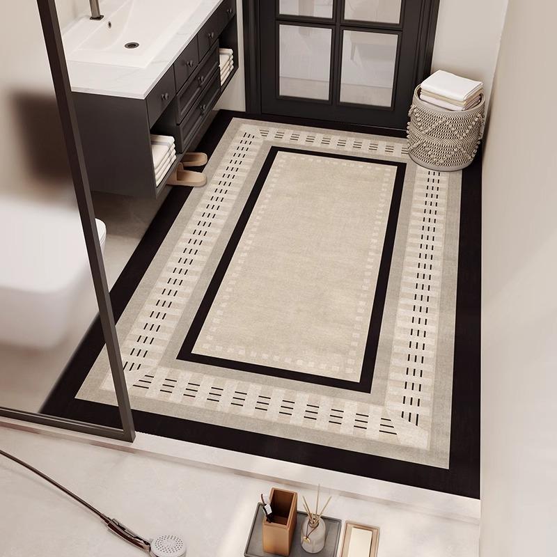 

Absorbent Non-slip Bathroom Carpet Big Size Bath Rug Washroom Toilet Foot Mats Diatom Mud Alfombra De Baño 1pc 50x80cm