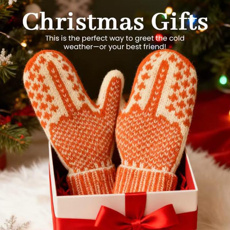 

Варежки «Список непослушных» | Уютная вязка со скрытым характером, ручная вязка, зимние теплые варежки для женщин со скрытым средним пальцем оранжевый