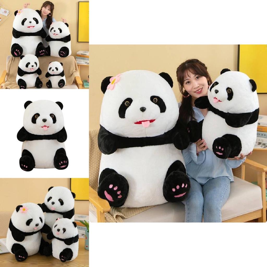 Cute Panda Plush Toy New Arrival Perfect Gift For Girls Soft And Cuddly 25cm Height