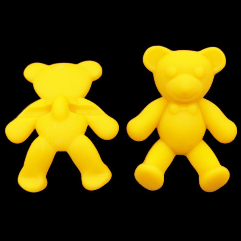 33x30mm 10 Stück Lose Perlen DIY Für Matte Bären Schmuckherstellung Halskette Armband Bonbonfarbe Anhänger